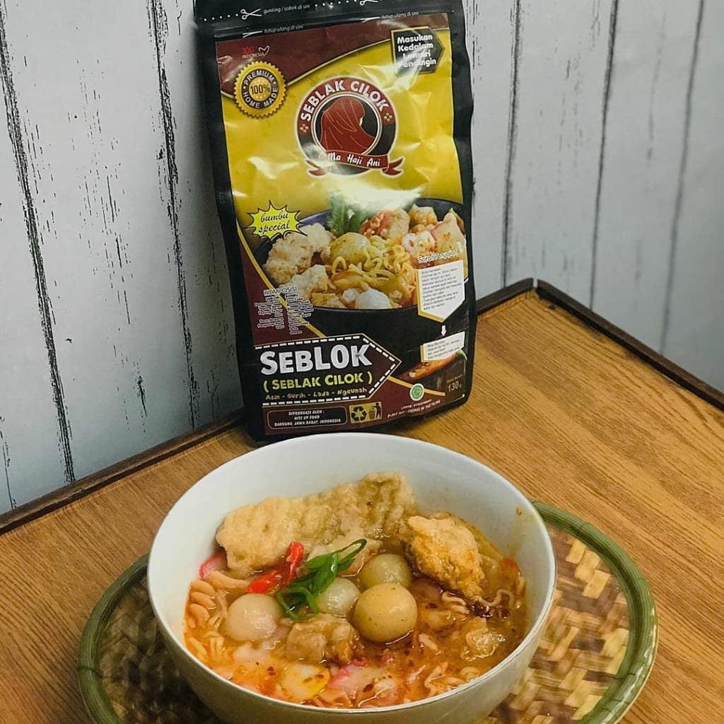 

Seblak Cilok SEBLOK Bumbu Khas Mahajiani Makanan Seblak Instan Gurih dan Pedas Oleh Oleh Bandung 150gr