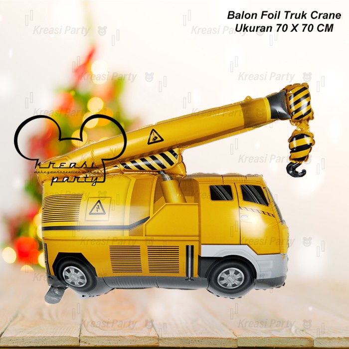 Balon Foil Mobil Derek / Balon Karakter Truk Derek / Balon kendaraan