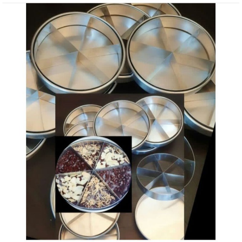 LOYANG SEKAT PALING MURAH BROWNIES BULAT BAHAN TEBAL ALMUNIUM 0,8