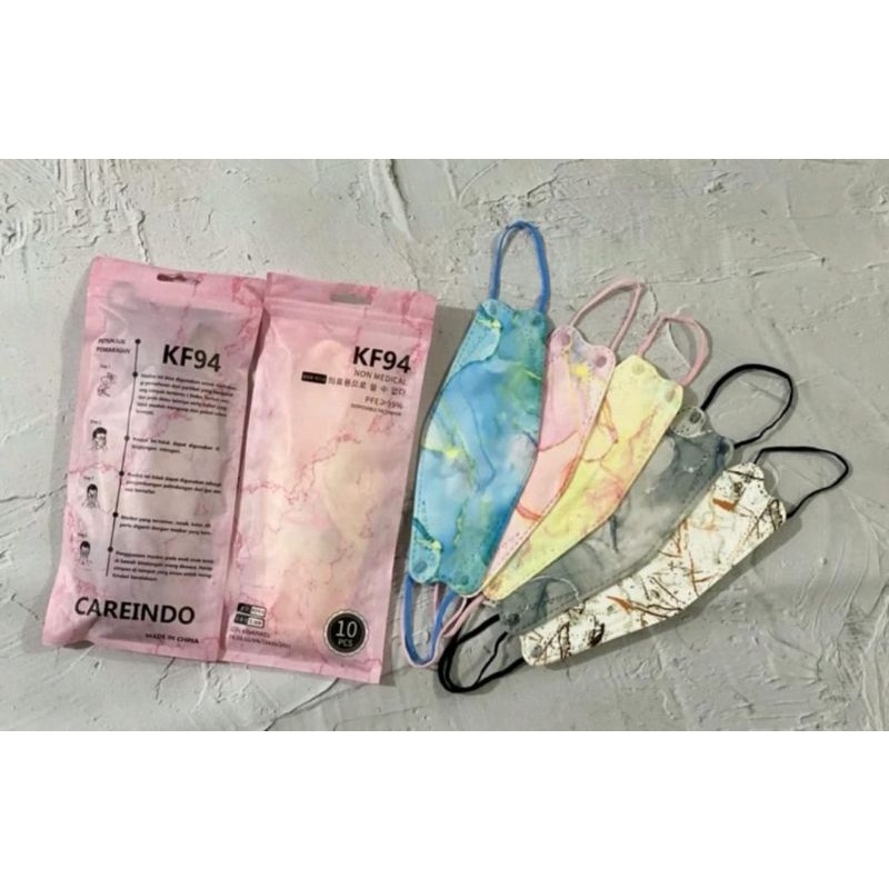 MASKER KF94 mix marble careindo