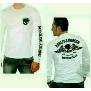 Tshirt Harley Davidson, Baju Kaos Lengan Panjang Harley Davidson