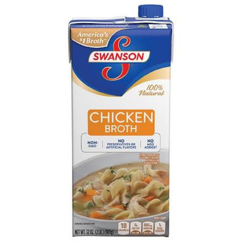 

Swanson chicken broth 907gr | kaldu ayam
