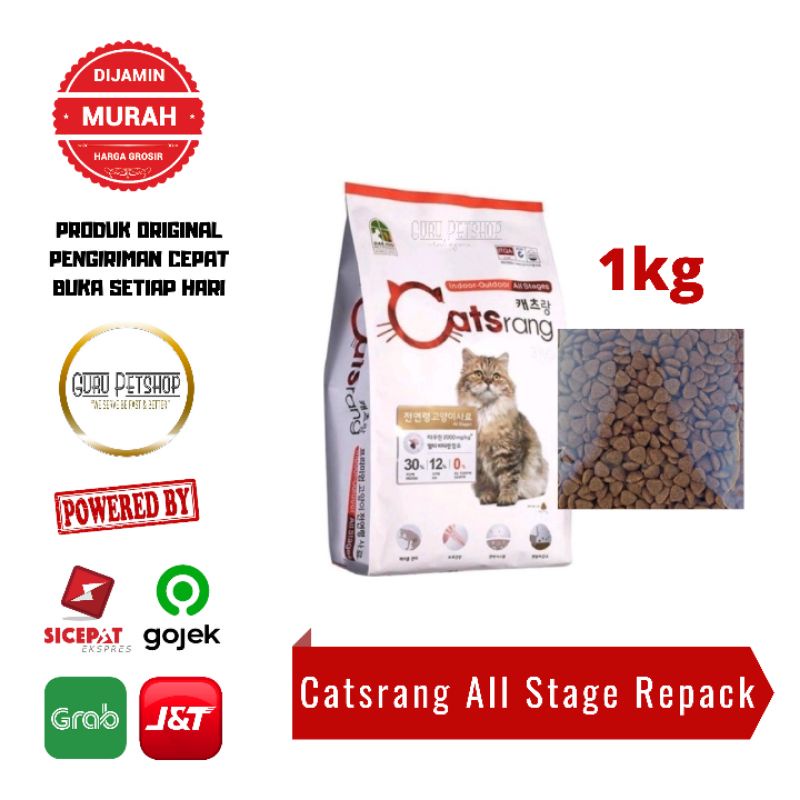 Makanan Kucing Catsrang All Stage 1kg / Catsrang All Life Stage