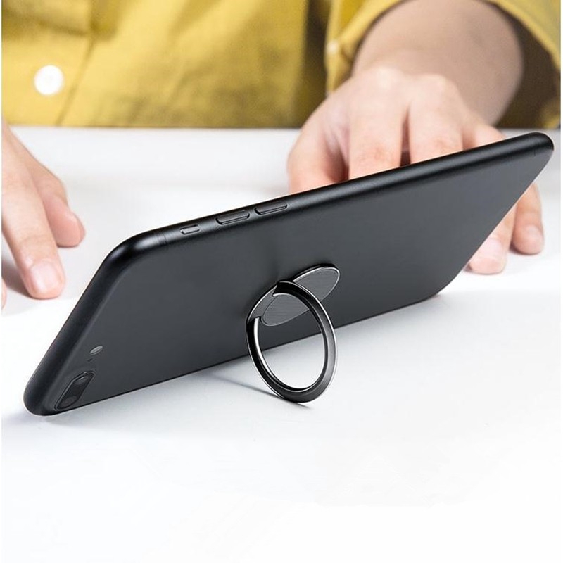 Universal Extremely Finger Ring Mobile Phone Holder / Luxury Metal 360 Rotation Desk Tablet Cell Phone Stand / Cell Phone Magnet Car Bracket Socket Support Accessories