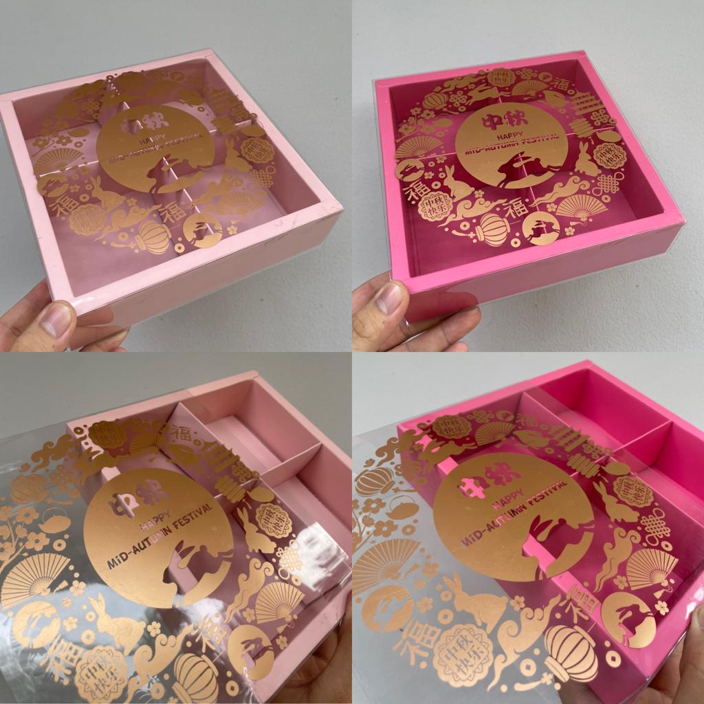 

Dus Mooncake 100gr sekat 4 mika motif mooncake + Free Tag (Harga Untuk 5 Pcs Dus)