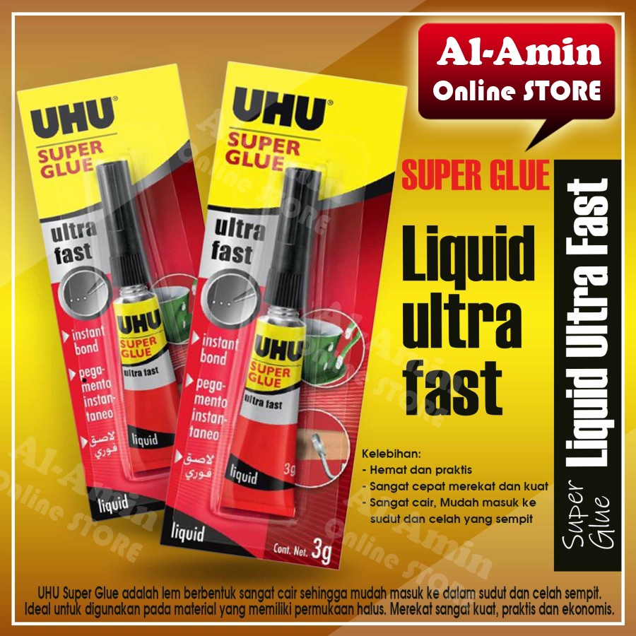 

Lem Aquatic / lem Aquascape / Super Glue UHU - 3gr