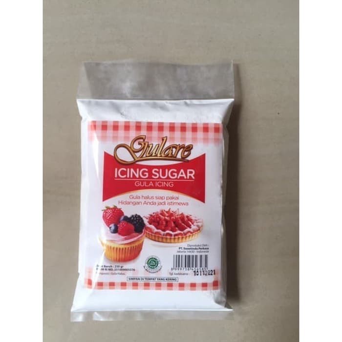 

Promo TEPUNG GULA ICING SUGAR GULARE 250GR Terlaris