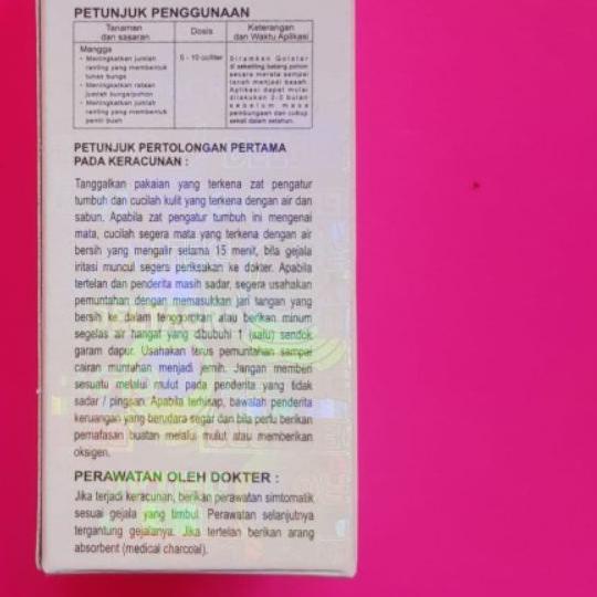 ➻ GOLSTAR 250SC 30ML ZPT Pupuk Perangsang Pertumbuhan Buah ✲