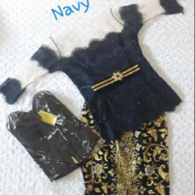 Kebaya bali rok prada Navy