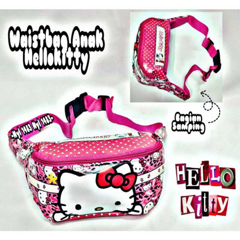 00Tas Pinggang Anak / Waistbag Selempang Karakter Tas selempang anak perempuan tas mini anak cewe tas anak perempuan