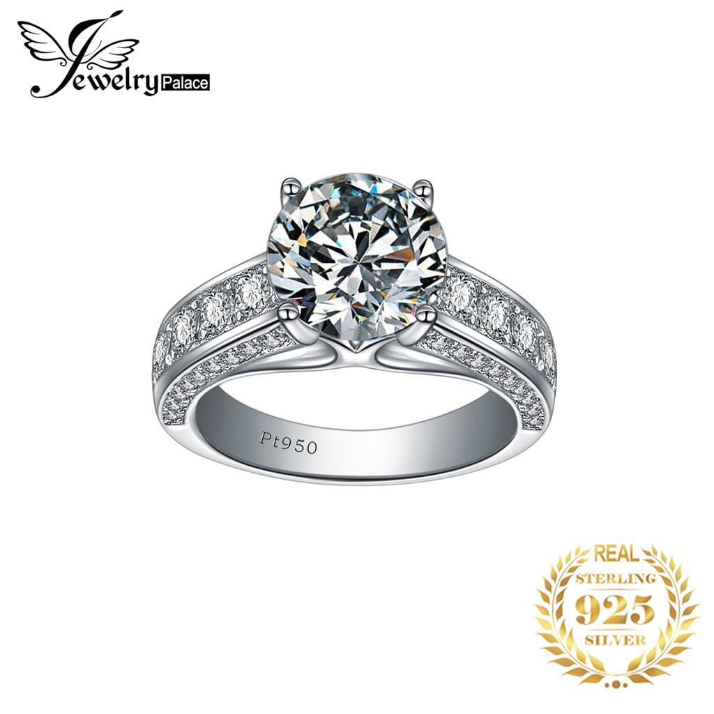 925 Silver Love Rings Perhiasan yang Dapat Disesuaikan