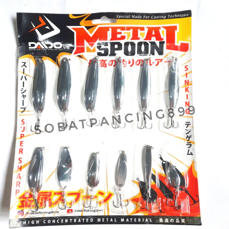 umpan spoon  DAIDO / spoon lure / lure spoon