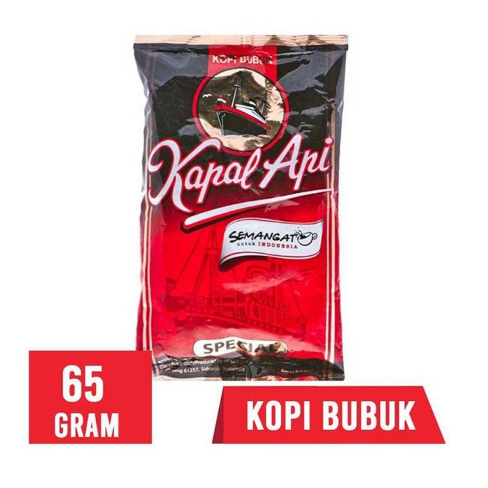 

Kapal Api Hitam Spesial Kopi Bubuk 60 Gram