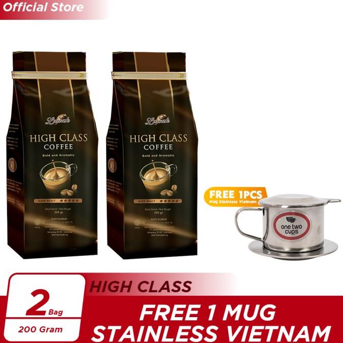 

Kopi Luwak High Class Dark Roast Bean 200gr Twin Pack -Diskon Besar