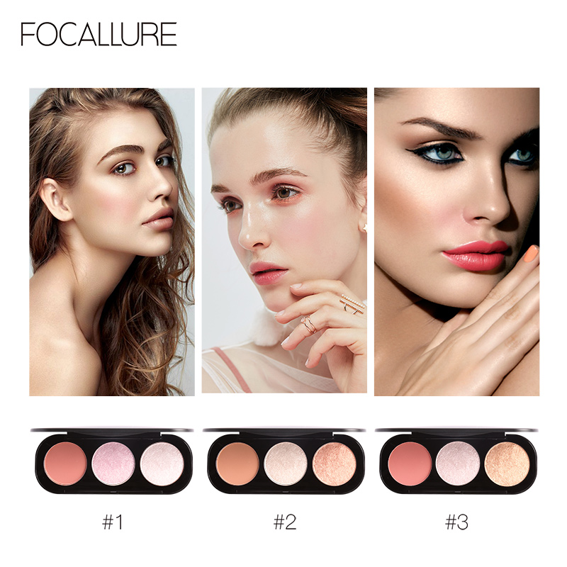 FOCALLURE palet Blush on &amp; highlighter  FA26