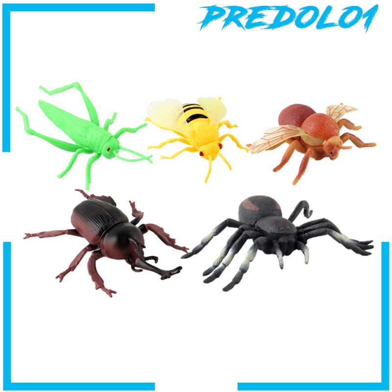 (Predolo1) 12pcs Mainan Simulasi Labalaba Besar Untuk Lelucon / Hadiah Halloween