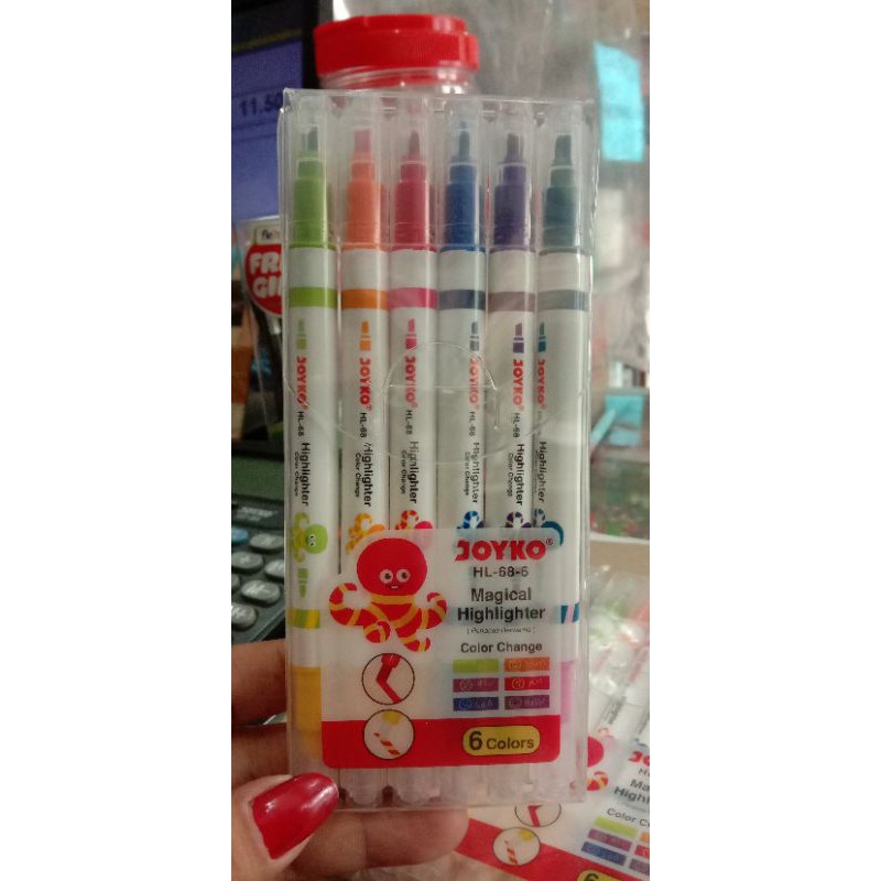 

Magical highlighter JOYKO 6 warna HL-68-6
