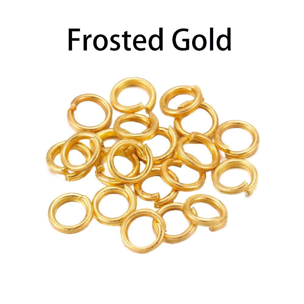 200pcs/pack 3 4 5 6 7 8 10 12 14 16 18 20 mm OPen Jump Rings Silver/Gold/Bronze Split Rings Connectors For Diy Jewelry