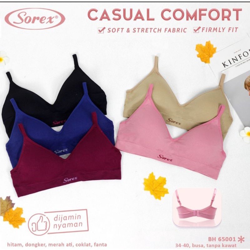 Bra bh casual nyaman sorex 65001 dijamin murah