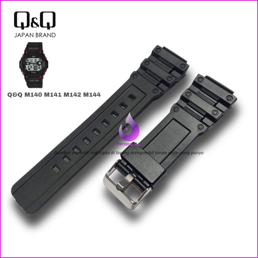 MURAH PROMO TALI JAM TANGAN STRAP TALI JAM QNQ Q&amp;Q QQ M142 M140 M141 M144