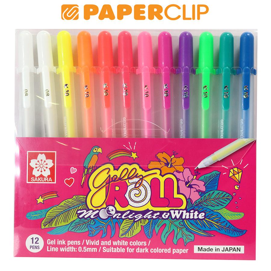 

BALLPOINT SAKURA MOONLIGHT COLOR SET GEL PEN ISI 12 XPGB-12ML