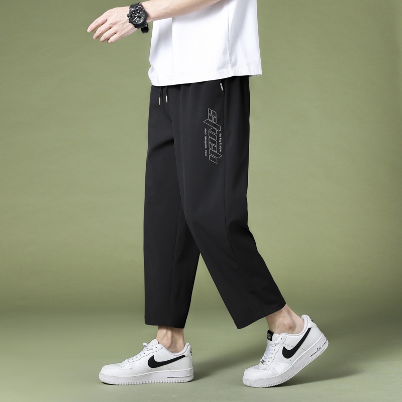 Celana Pria Tipis Kain Peregangan Celana Panjang Kasual Elastisitas Cepat Kering pants K8801