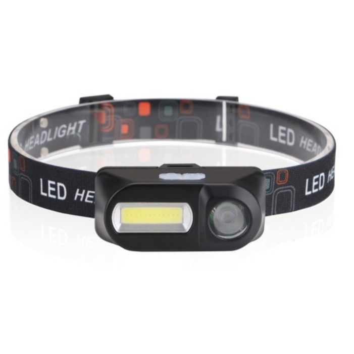 Headlamp KX-1804 Dan Headlamp USB / Senter Kepala Outdoor Camping