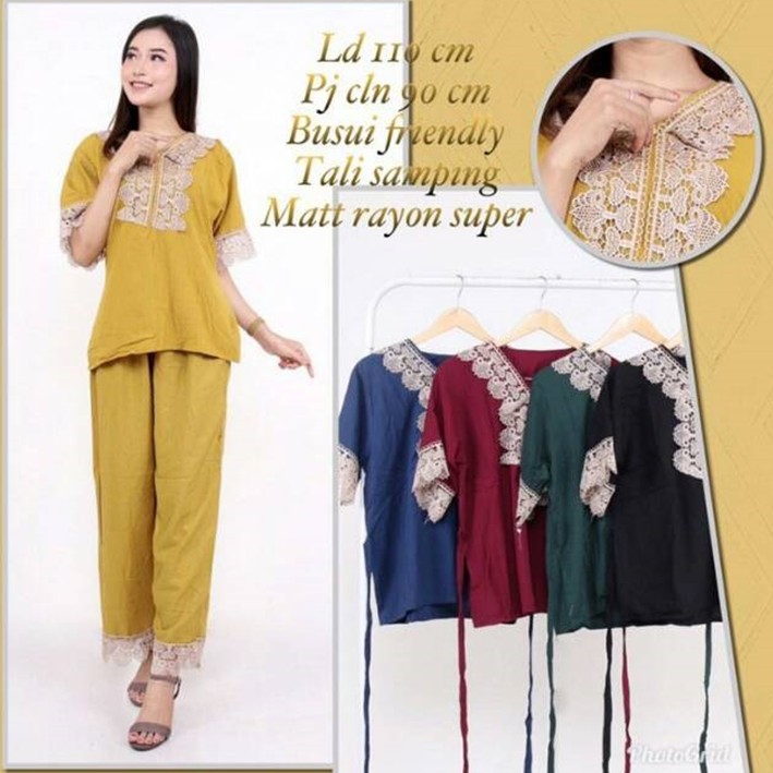 setelan renda arabian