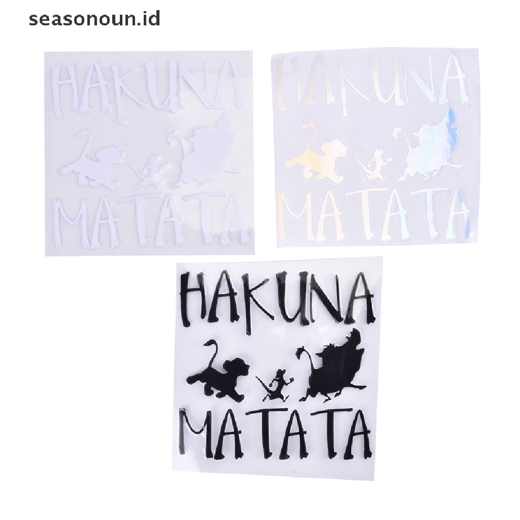 【seasonoun】 Car Stickers Animal Motorcycle Decorative Accessories .