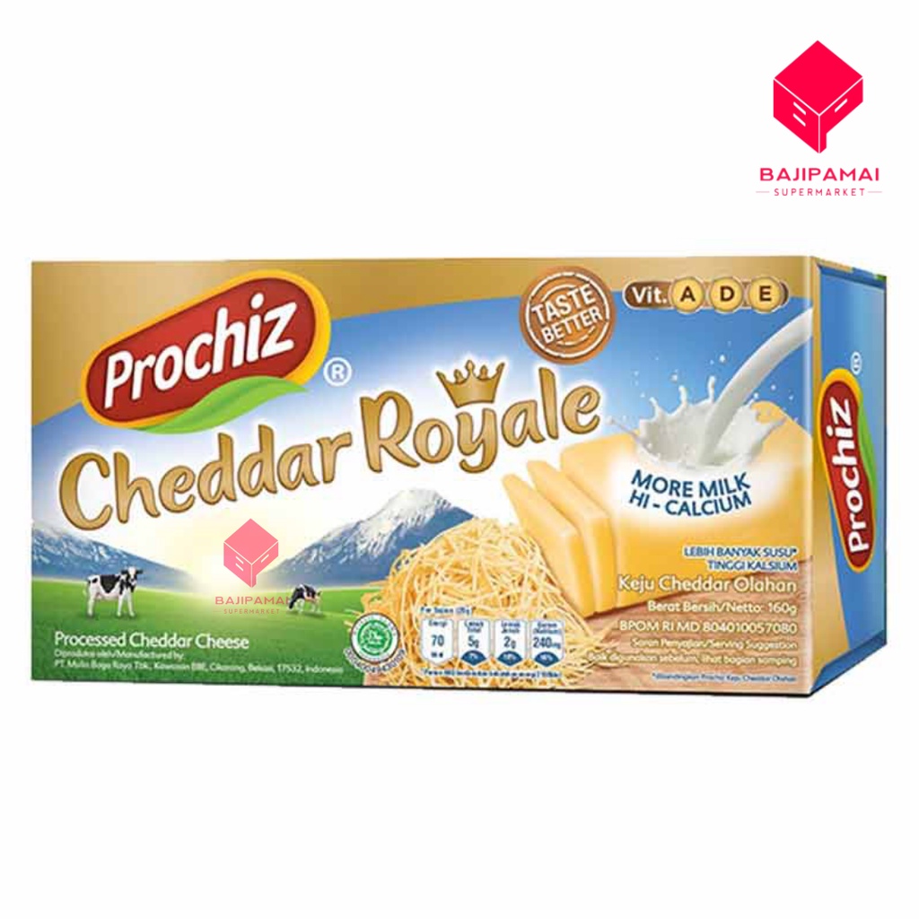 

Pro Chiz Keju Cheddar Royale 160 gr