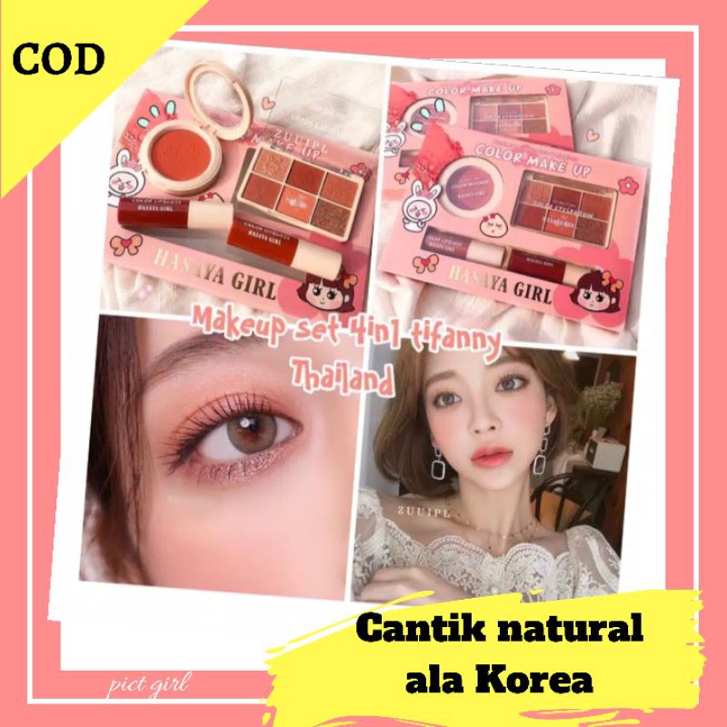 EYESHADOW PALETTE LENGKAP BLUSH ON LIPMATTE MURAH