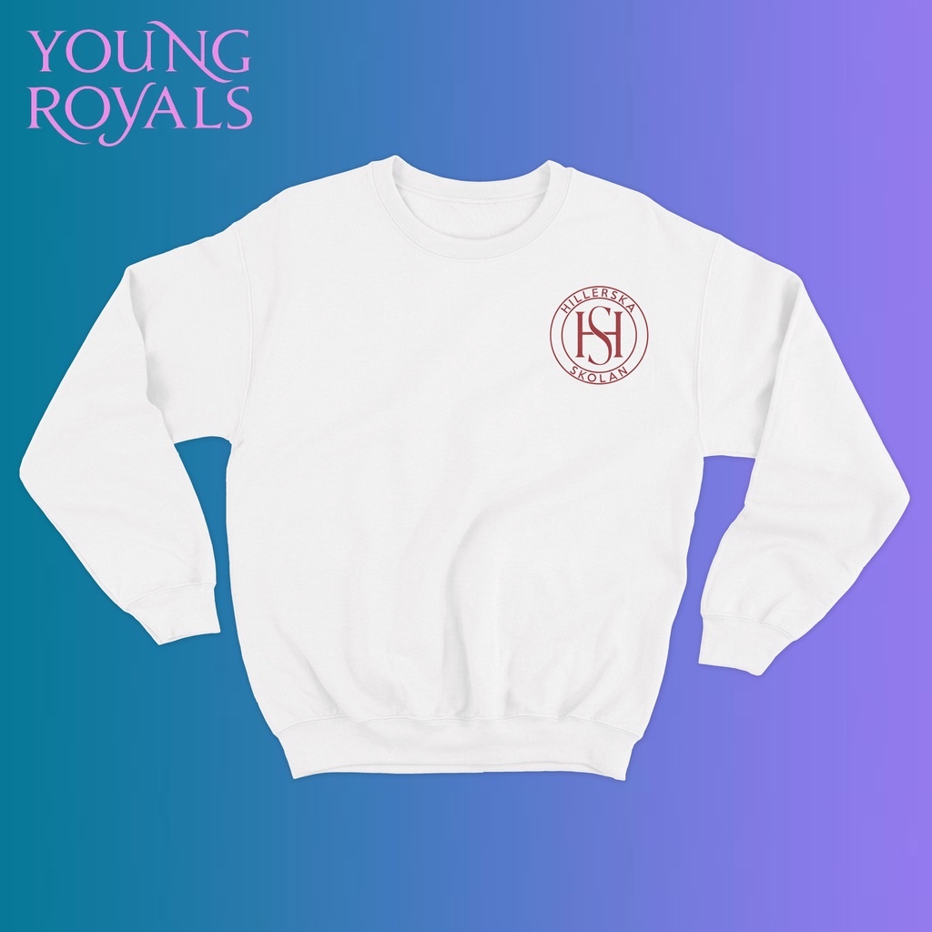 Young Royals Hillerska Skolan Logo Varsity T-shirt Hoodie or Sweater