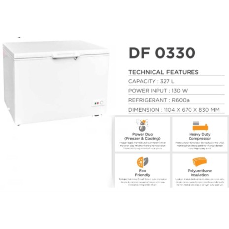 

DOMO CHESTFREEZER DF0330