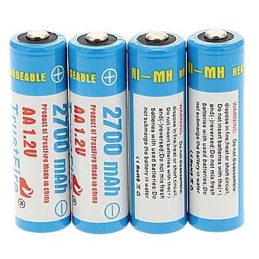 Baterai AA Rechargeable TrustFire Ni-Mh 2700mAh 1.2V 4 PCS