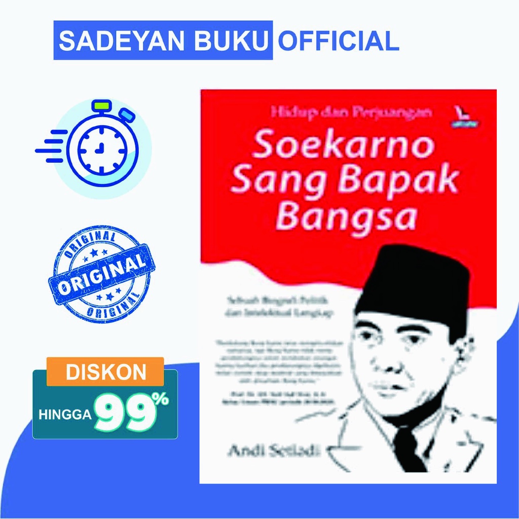 Jual Buku Biografi Hidup dan Perjuangan Soekarno Sang Bapak Bangsa Andi