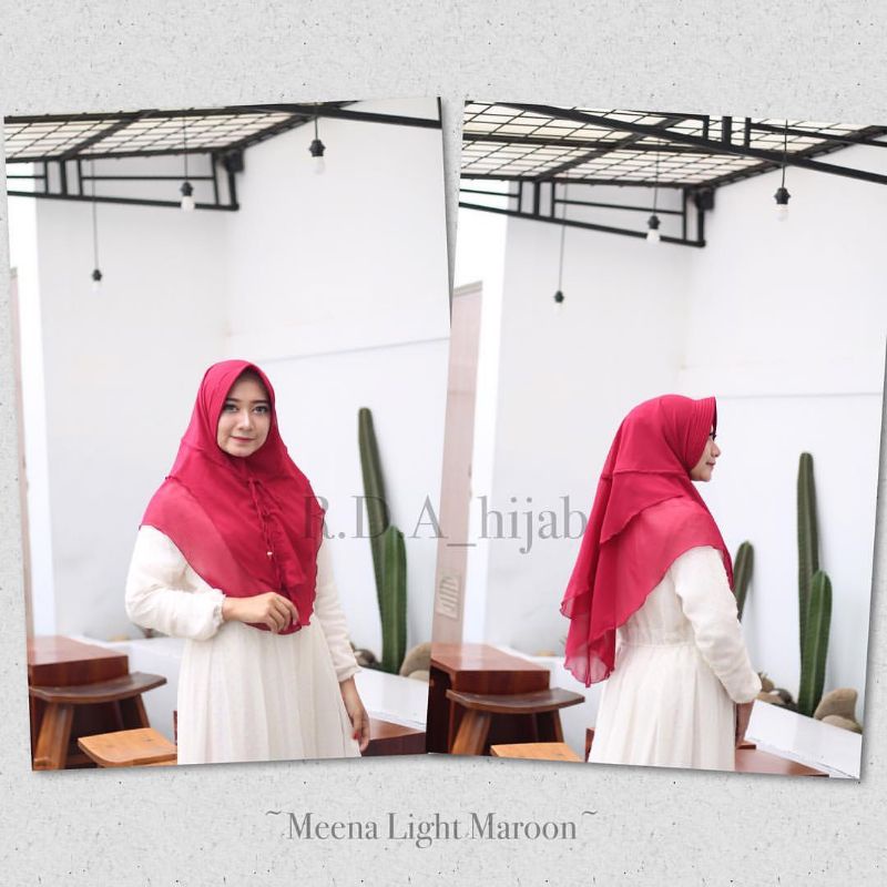 Mini Khimar Ceruty Babydoll / Khimar Ceruty /Khimar Antem