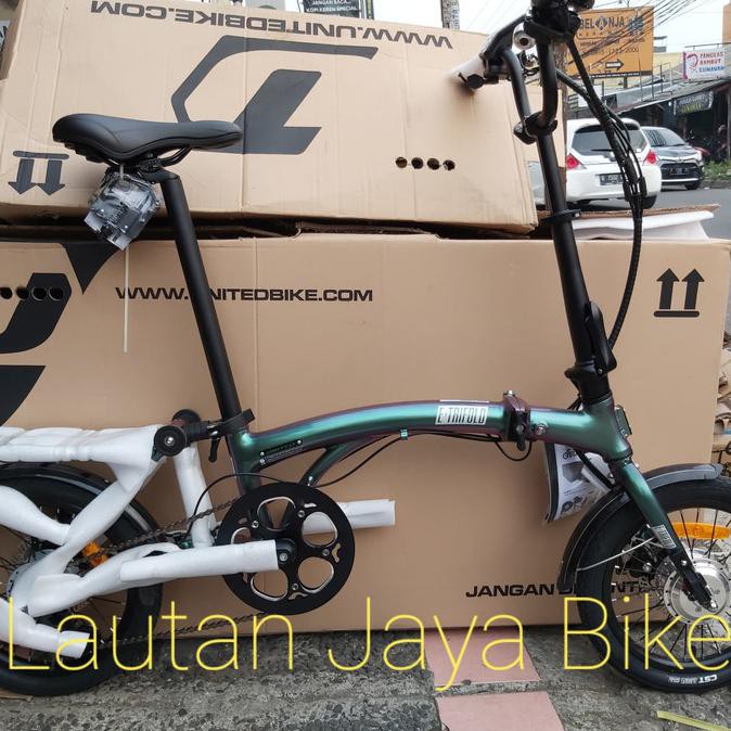 united trifold e bike