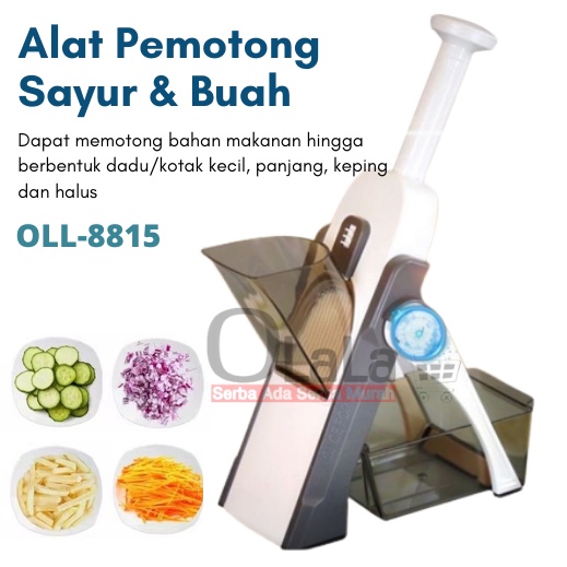 Pemotong Sayur Multifungsi Serbaguna Multifunctional Vegetable Cutter OLL-8815