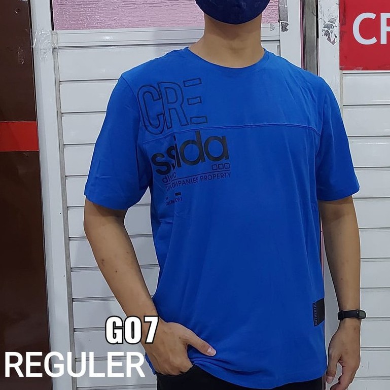 gos CRESSIDA KAOS Pakaian Pria Atasan Kaos Casual Santai Reguler Lengan Pendek Original