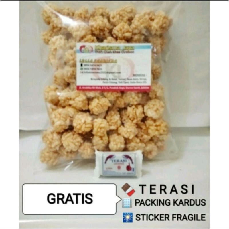 

RENGGINANG RASA TERASI 1KG ASLI CIREBON ENAK GRATIS TERASI KHAS CIREBON