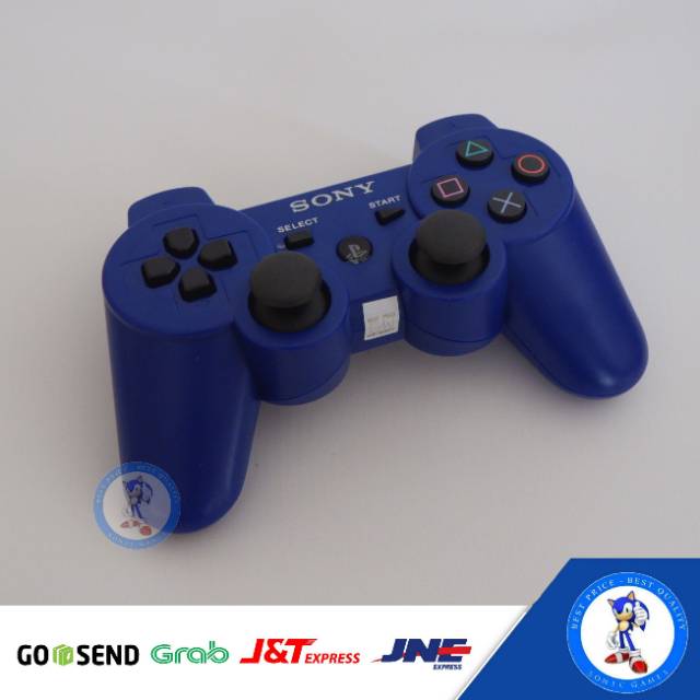 Stik PS3 Wireless OP warna biru tanpa box