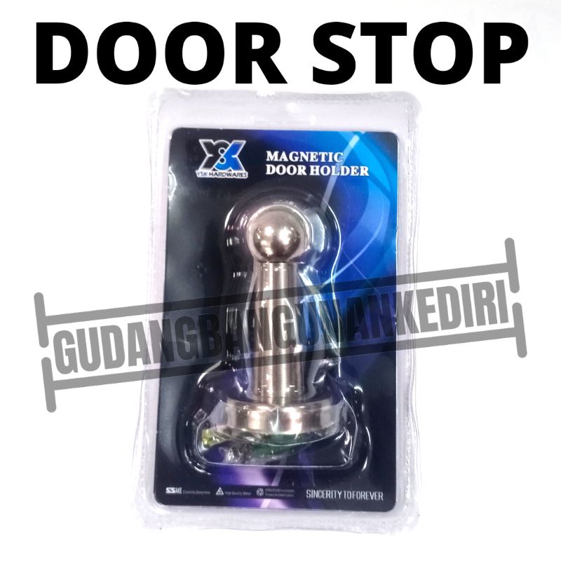 door stop penahan pintu stainless door stopper magnet ysk