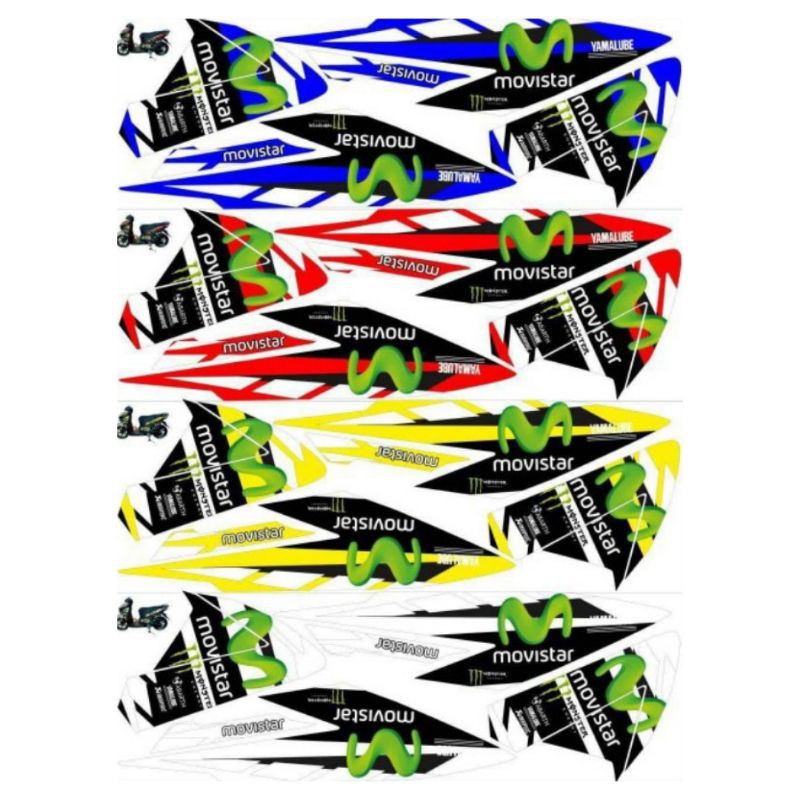 Striping Soul gt 125 All New Variasi Stiker Sticker Skotlet Scotlite Motor Lis Body Li Scotlite