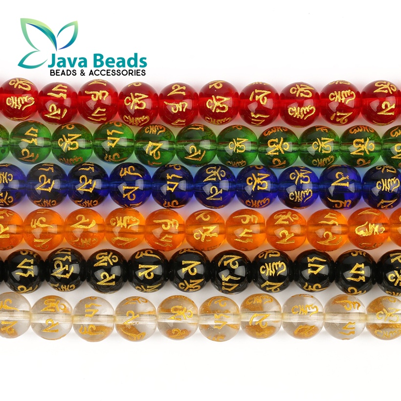 Manik Batu Mantra Beads Agate Bahan Gelang Emas Terbaru