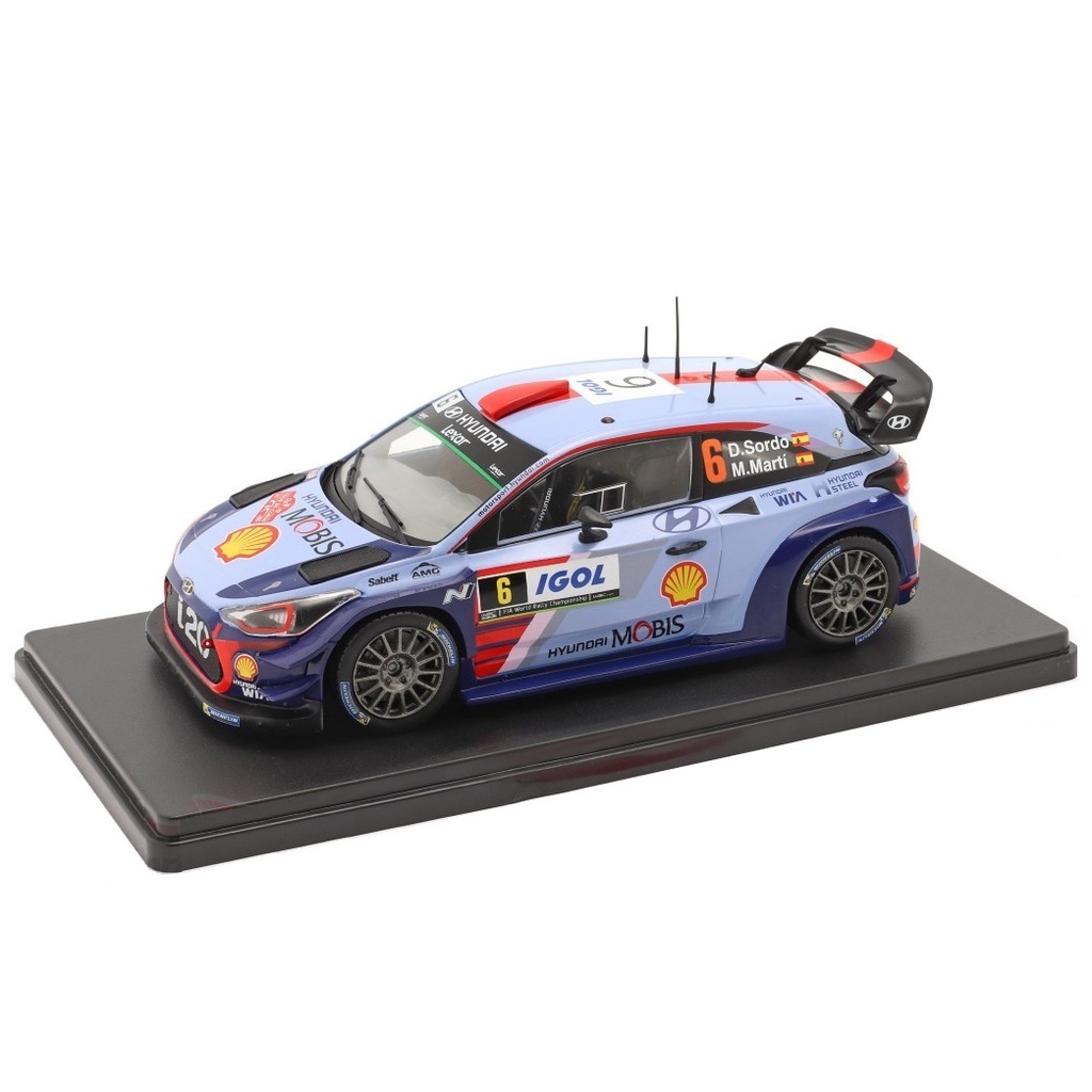 Diecast Hachette 1/24 - Hyundai i20 WRC #6 Rally Tour de Corse 2017