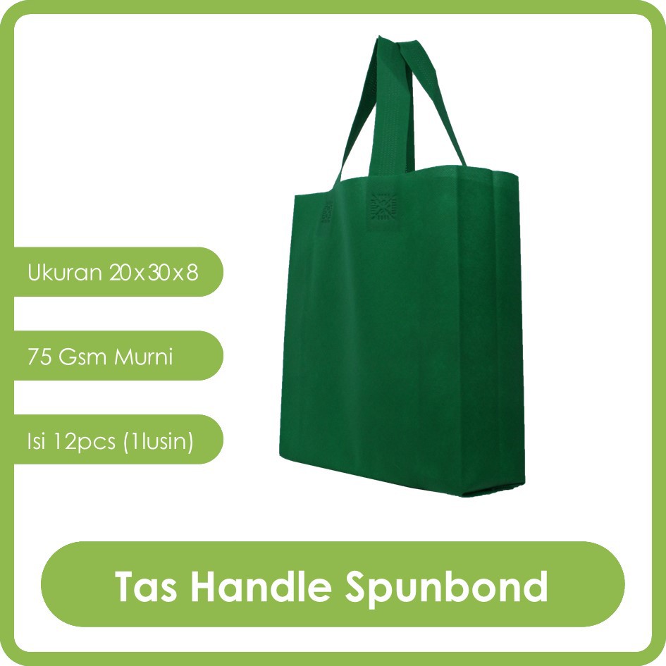 

GOODIE BAG SPUNBOND HANDLE 20x30 LUSINAN / Tas Belanja Murah / Kantong Belanja