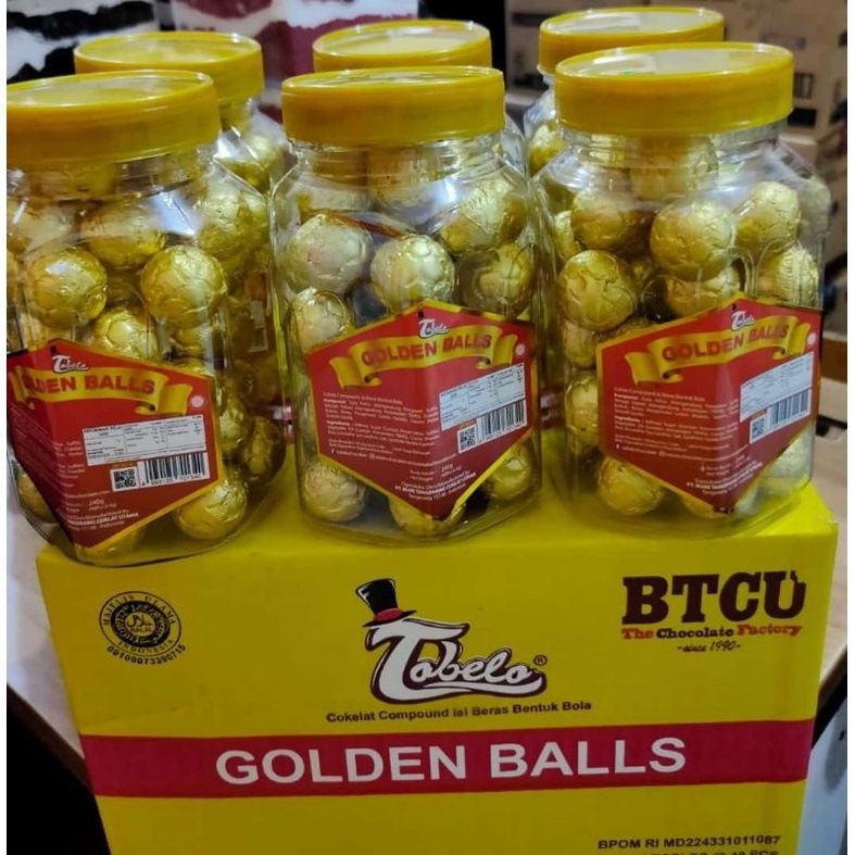 

Cokelat Golden balls 1dus isi 6toples