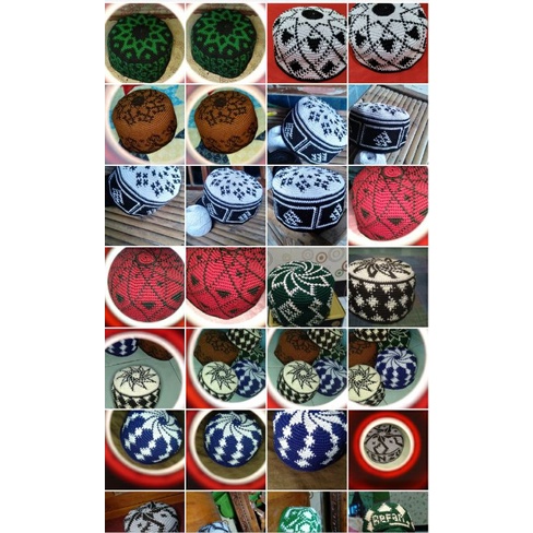 kopyah rajut handmade