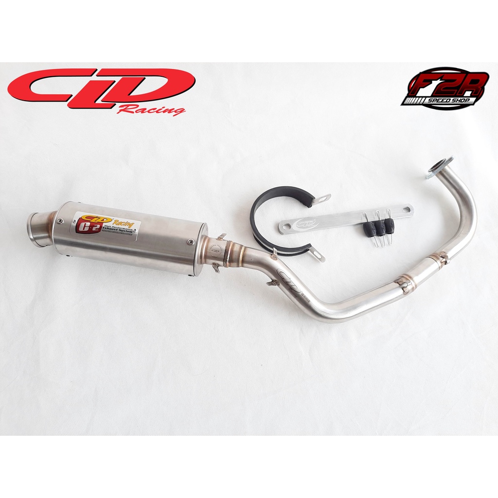 KNALPOT CLD RACING VARIO 125/150 OLD DAN NEW C2 BULAT OVAL