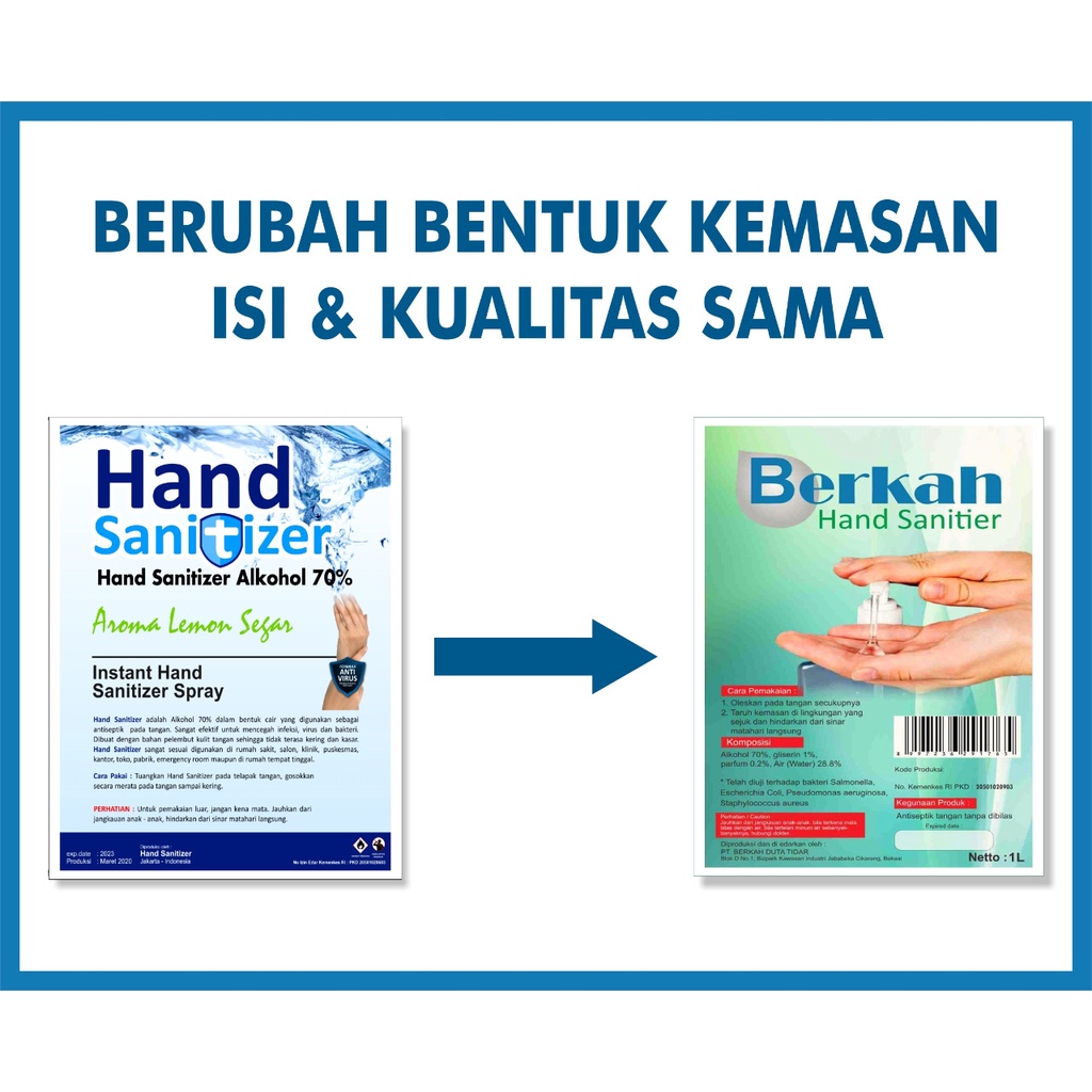 CAIRAN INSTANT HAND SANITIZER SPRAY / BISA COD MIRIP ANTISEPTIK LEMBUT DITANGAN